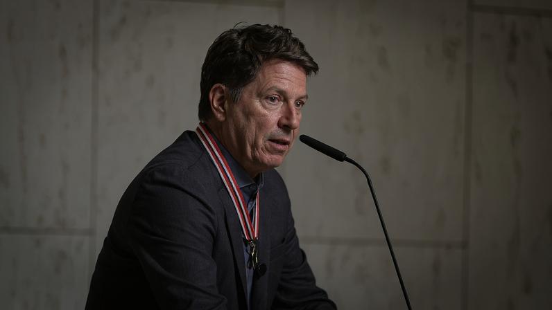 Deputado federal Mário Frias (PL-SP) durante homenagem na Alesp (Assembleia Legislativa de São Paulo)