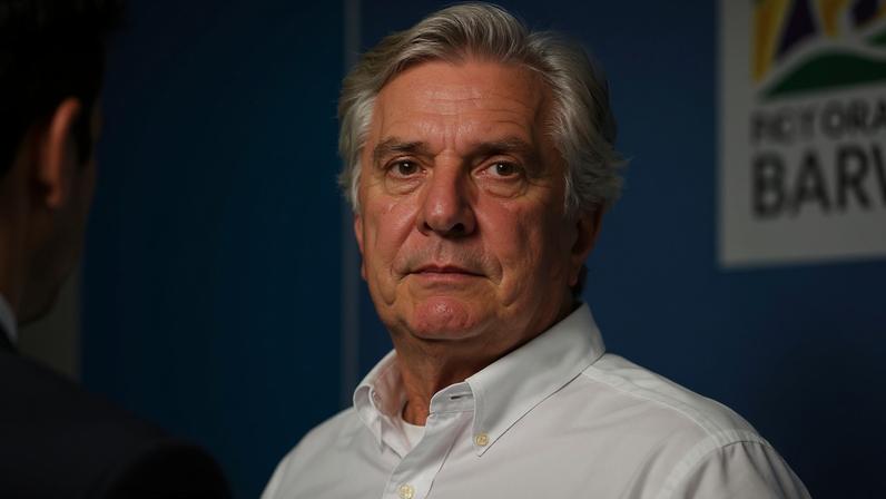 O ex-presidente Fernando Collor, durante evento com o então presidente Jair Bolsonaro, em Piranhas (AL), em 2020