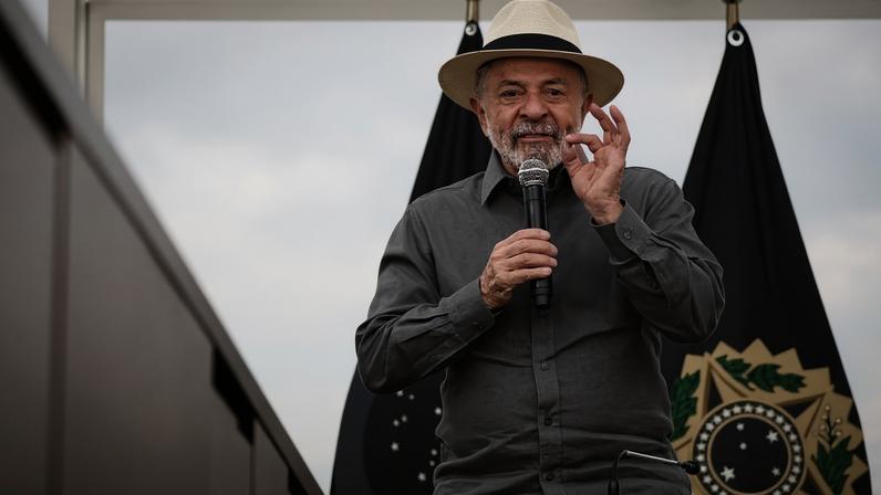 Luiz Inácio Lula da Sila (PT) anuncia Desenrola 2 em pronunciamento no Palácio do Planalto
