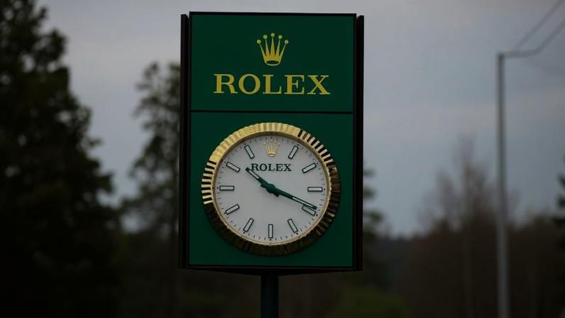 Relógio Rolex durante a rodada de treino do The Chevron Championship 2026 em Houston, Texas