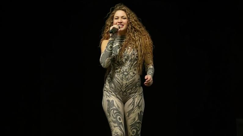 Look de Shakira assinado pelo estilista brasileiro Dario Mittmann