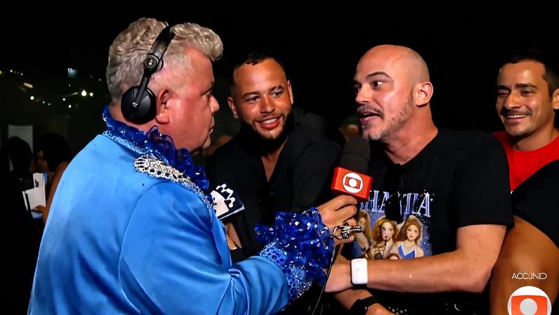 Milton Cunha entrevista fãs no show da Shakira no Rio