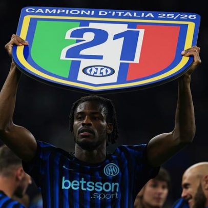 Inter conquista 21º título italiano com três rodadas de antecedência