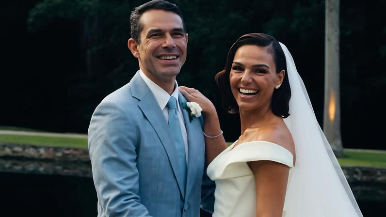 Primeiro ano de casamento de Isis Valverde e Marcos Buaiz