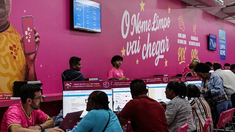 Movimentação no Feirão Limpa Nome da Serasa, que oferece descontos para quem quer renegociar dívidas e sair da inadimplência