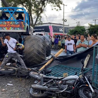 Acidente com monster truck deixa três mortos e mais de 50 feridos na Colômbia