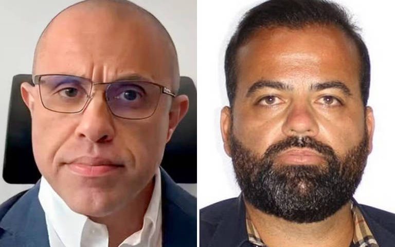 Da esq. para a dir: empresário Mohamad Hussein Mourad, o Primo; e Roberto Augusto Leme da Silva, o Beto Louco