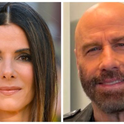 Amigos próximos tentam viabilizar namoro entre Travolta e Bullock, afirma site
