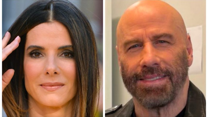Sandra Bullock e John Travolta — Foto: Getty Images/Instagram