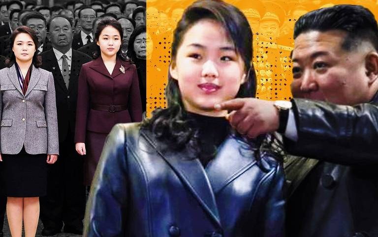 Kim Ju-ae usou um casaco de pele quando acompanhou seu pai ao Hotel Milyong, na província de Ryanggang, em dezembro de 2025