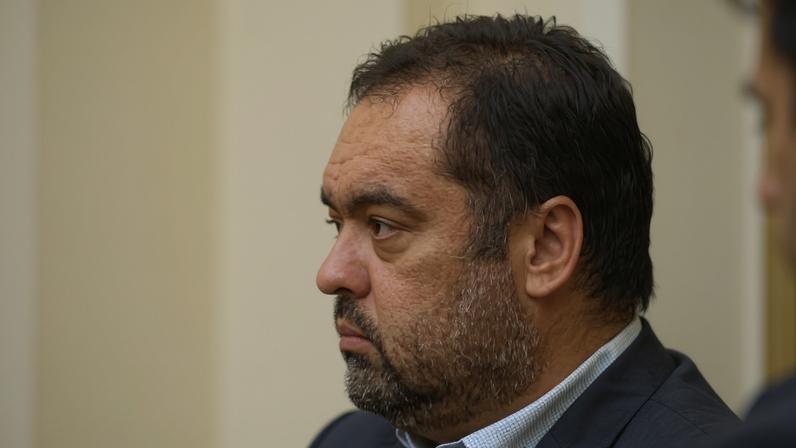 Ex-governador do Rio Cláudio Castro durante culto religioso da Assembleia de Deus