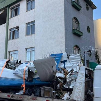 Sobrevivente de queda de avião em Belo Horizonte surge em foto no hospital