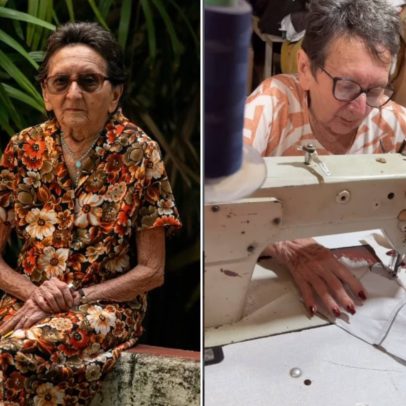Atriz Tânia Maria, de O Agente Secreto, volta a fabricar tapetes para venda