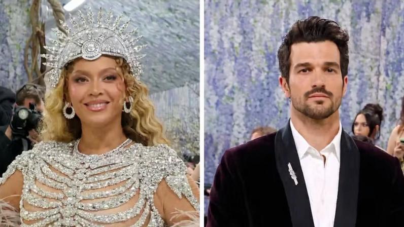 Beyoncé e Paul Anthony Kelly no Met Gala 2026, realizado em 4 de maio de 2026, no Metropolitan Museum of Modern Art, em Nova York — Foto: Getty Images