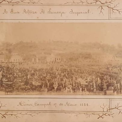 Foto inédita de missa campal após Lei Áurea é encontrada na França