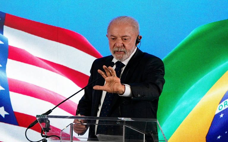 Lula e Trump na Casa Branca