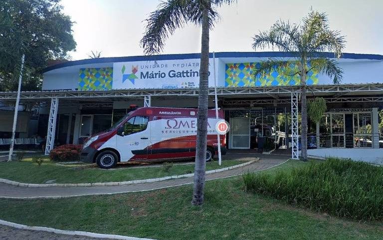 Fachada da Unidade Pediátrica Mário Gattinho, onde o caso de injúria ocorreu