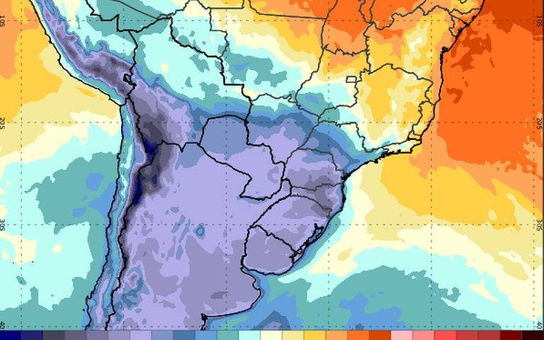 Temperatura minima do ar (em ºC) neste domingo (11), segundo dados do Instituto Nacional de Meteorologia (Inmet)