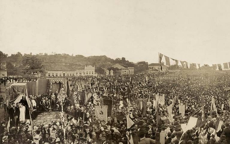Missa campal celebrada em ação de graças pela Abolição da escravatura no Brasil