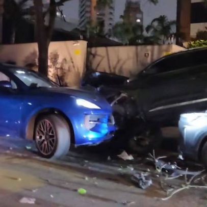 Motorista de Porsche é preso por embriaguez após choque com carros parados em SP