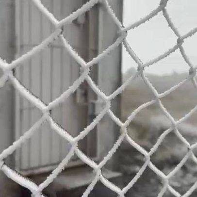 SC registra primeira neve do ano e temperaturas negativas neste domingo