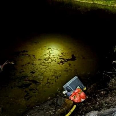 Carro cai em lago de condomínio em Goiás, seis mortos, quatro eram irmãos