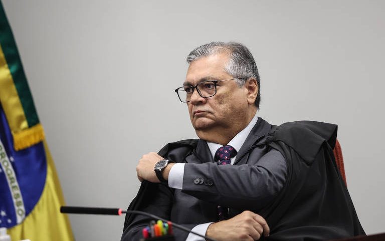 Ministro Flávio Dino em sessão da Primeira Turma do STF