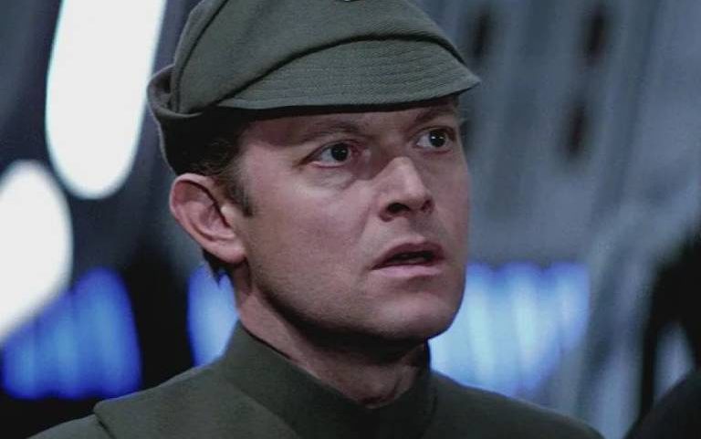 O ator Michael Pennington em cena do filme 'Star Wars: Episódio VI - O Retorno de Jedi', de 1983