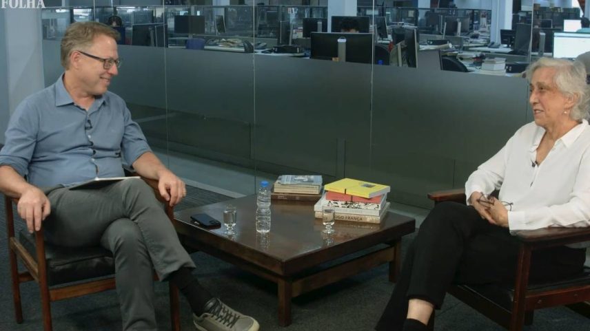 Marcos Lisboa entrevista a pesquisadora Maria Paula Curado no programa 'Desenquadrando' da TV Folha