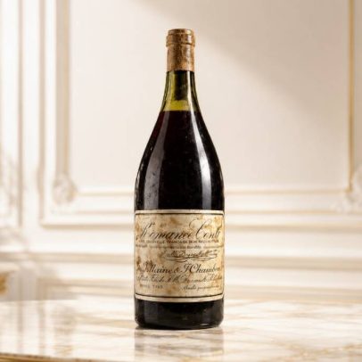 Comprador paga R$ 4 milhões por garrafa de vinho em leilão