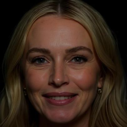 Lindsay Lohan aparece com sardas apagadas em evento da Disney