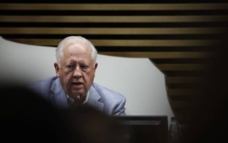 O ex-embaixador dos EUA no Brasil, Thomas Shannon, entre 2010 e 2013, durante evento na Fiesp, em 2025