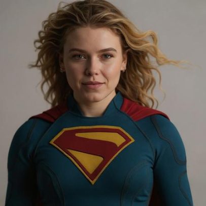 Milly Alcock desembarca no Brasil para promover novo filme da DC Studios