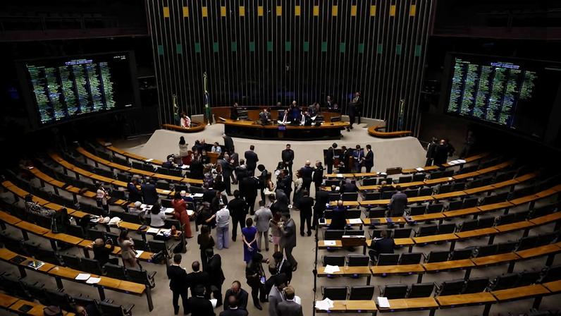 Sessão plenária da Câmara dos Deputados em maio de 2026.