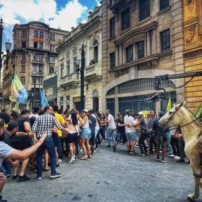 Filme sobre Bolsonaro tem gravação no centro de São Paulo e outros locais