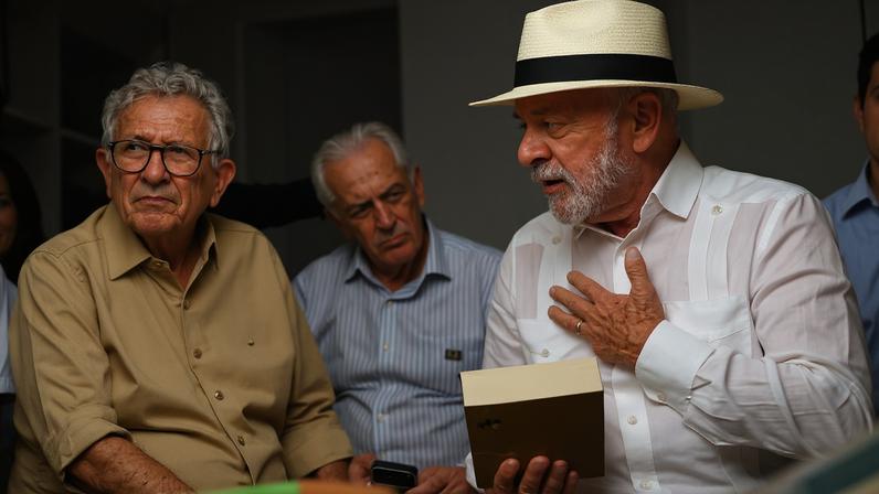O presidente Lula, durante visita a conjunto habitacional em Camaçari (BA), nesta quinta (14)