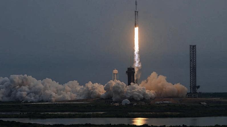 Lançamento do foguete Falcon Heavy, da SpaceX