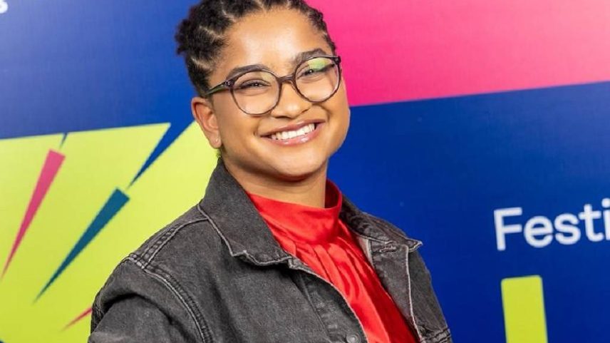 Milena Moreira, do BBB 26, no Festival LED, da Globo