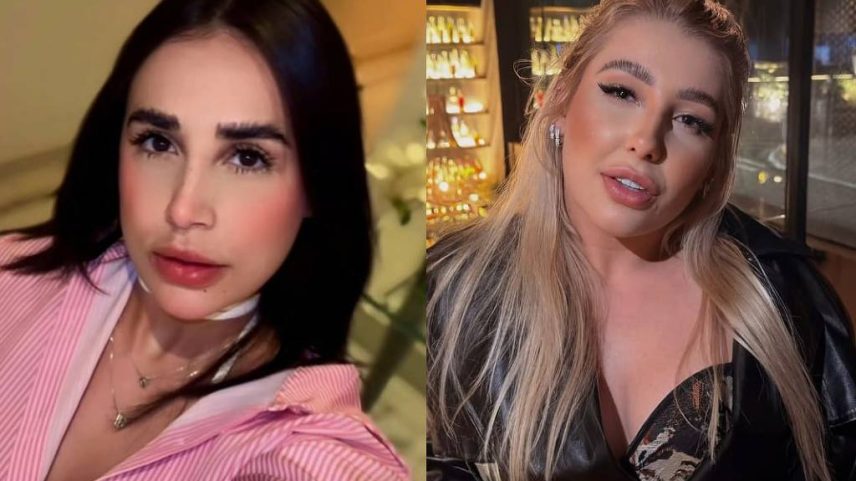 Bruna Pinheiro (esq.) e Jessica de Paula (dir.)