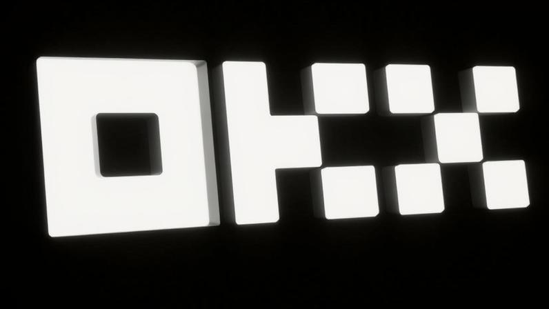Logotipo da corretora de criptomoedas OKX