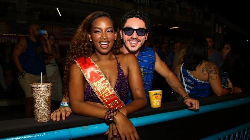 Iza e João Vitor Silva no Carnaval no Rio de Janeiro