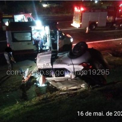 Acidente envolvendo dois carros deixa cinco mortos no interior de SP