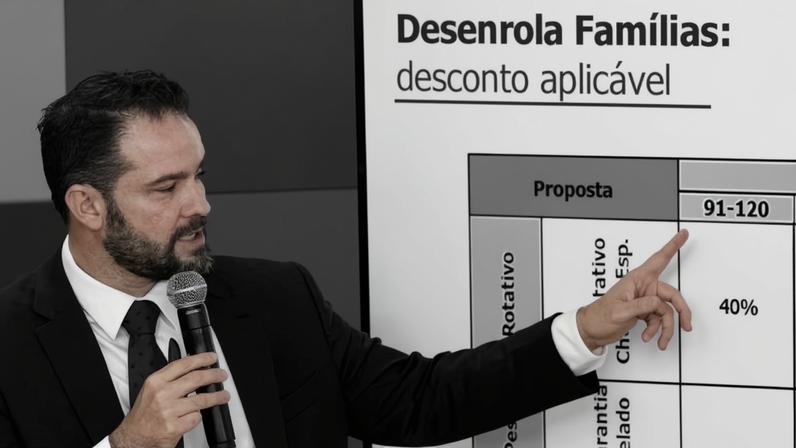Dario Durigan, ministro da Fazenda, durante anúncio do novo programa Desenrola, em Brasília (DF)