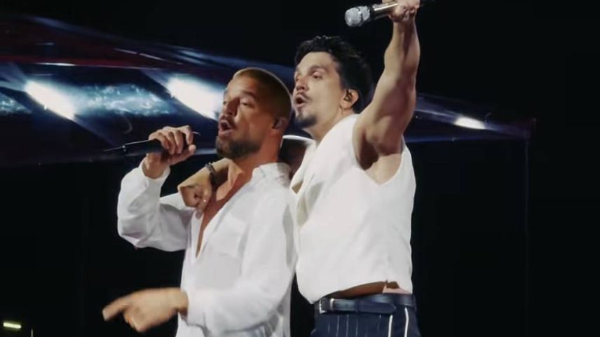 Ricky Martin e Luan Santana cantam juntos em show no Rio de Janeiro