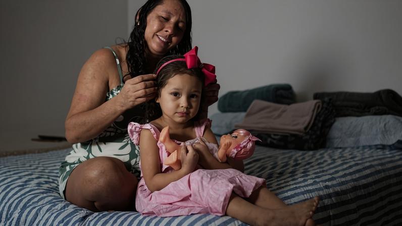 Viviane Rodrigues, 37, autônoma e mãe de Ester, 3