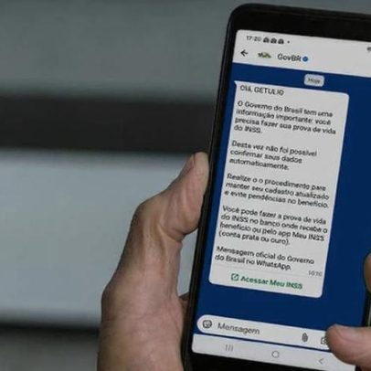 Beneficiários do INSS recebem alerta pelo WhatsApp para atualizar prova de vida