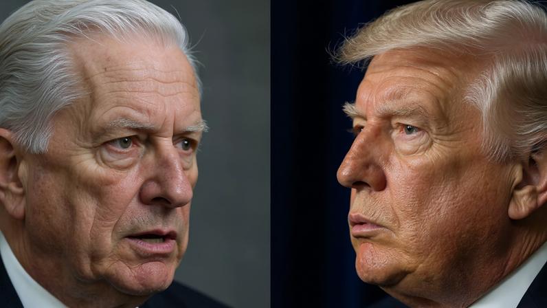 Montagem mostra o líder de Cuba, Miguel Díaz-Canel, e o presidente dos Estados Unidos, Donald Trump
