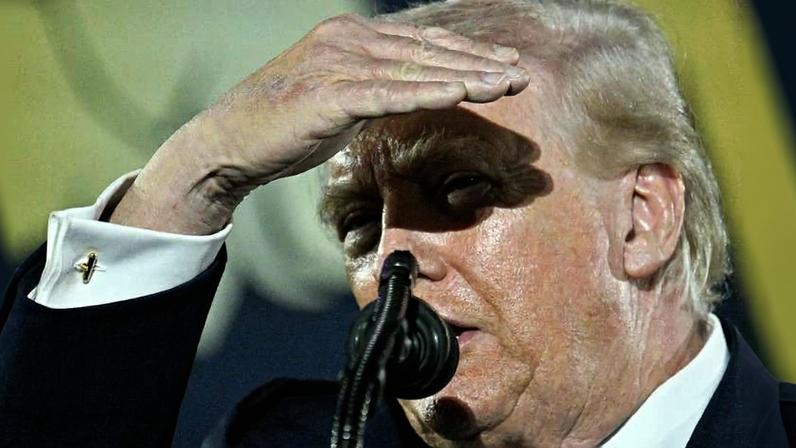 O presidente dos Estados Unidos, Donald Trump, durante evento do Partido Republicano em Washington