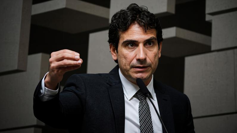 Gabriel Galípolo, presidente do Banco Central, durante audiência em comissão do Senado, em Brasília (DF)
