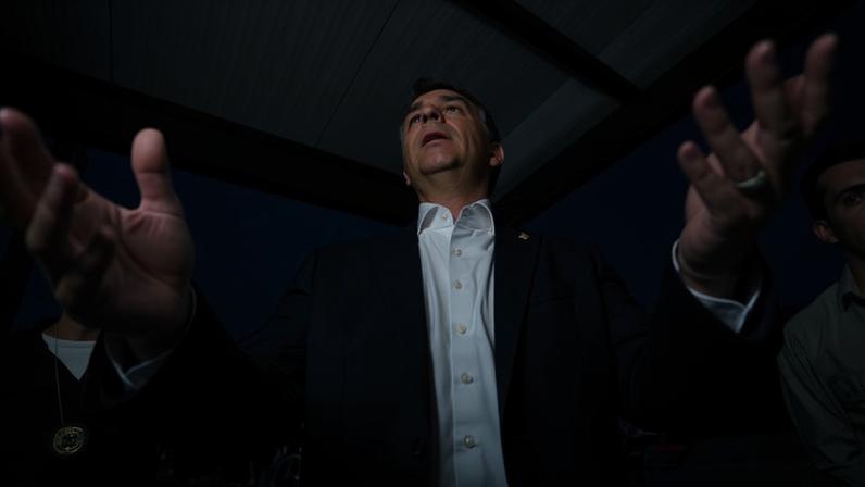 O senador Flávio Bolsonaro (PL-RJ), pré-candidato à Presidência